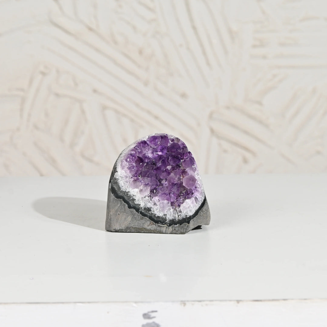Natural Amethyst Geode 463g - Raw Crystal for Healing