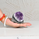 Load image into Gallery viewer, Natural Amethyst Geode 463g - Raw Crystal for Healing
