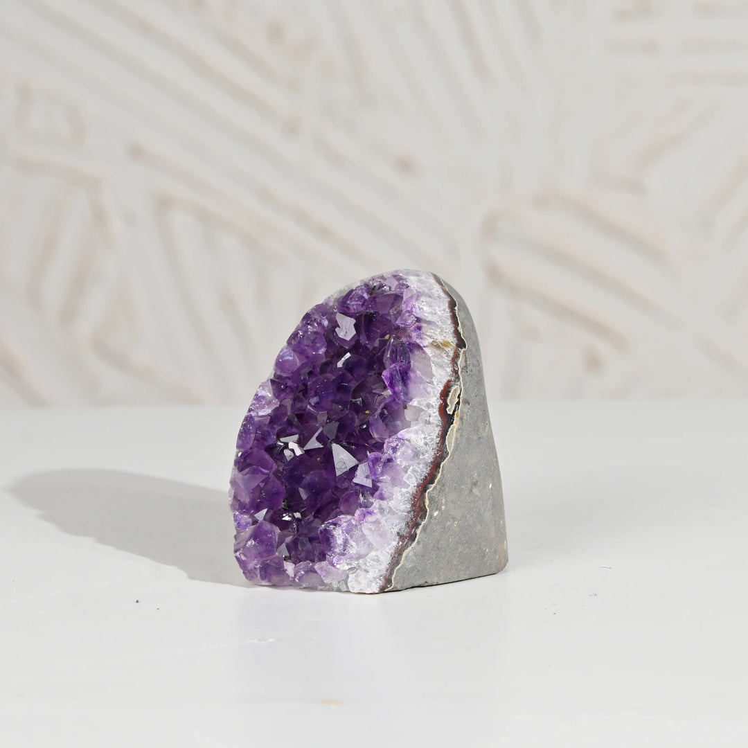 Natural Amethyst Geode 483g - Raw Crystal for Healing
