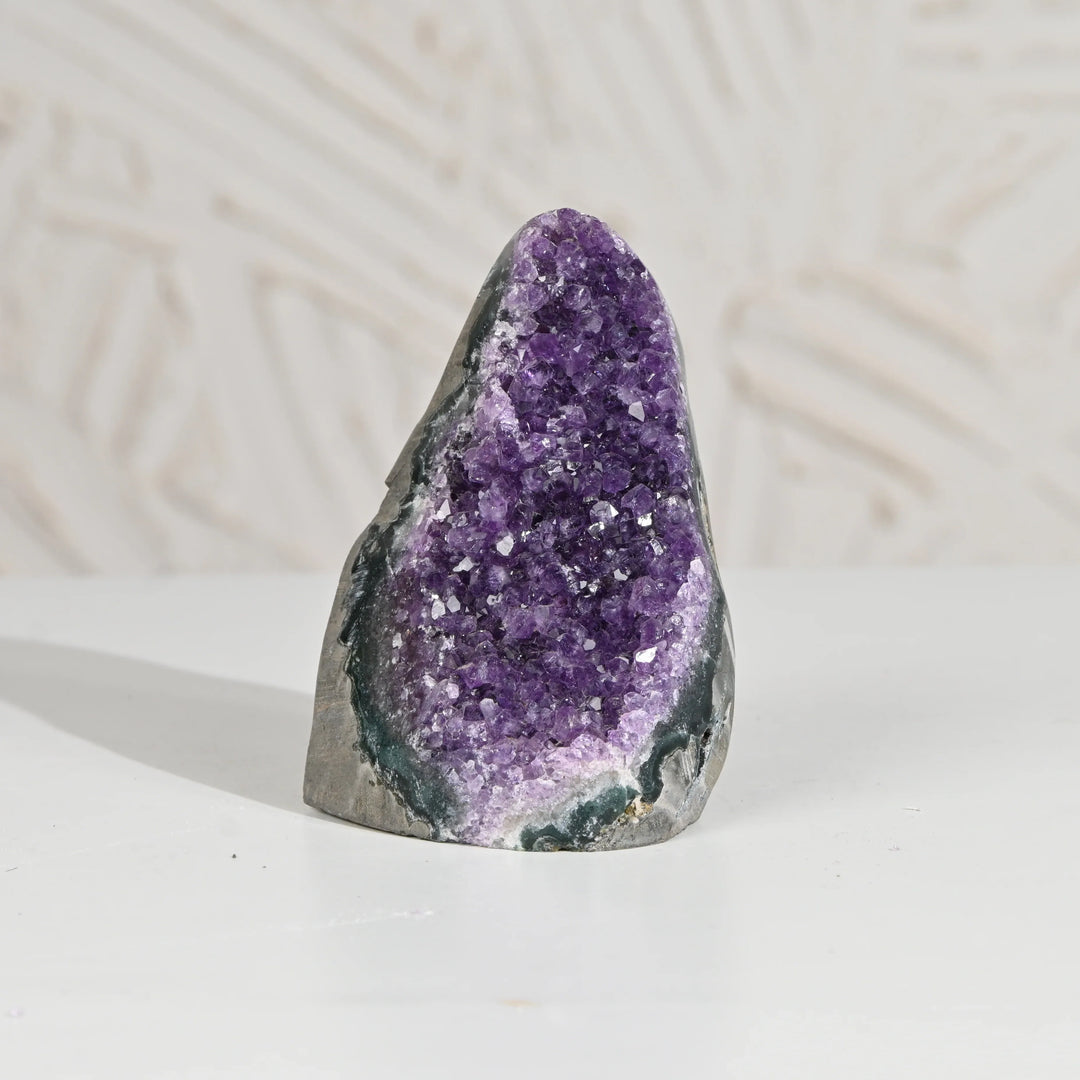 Natural Amethyst Geode 529g - Raw Crystal for Healing
