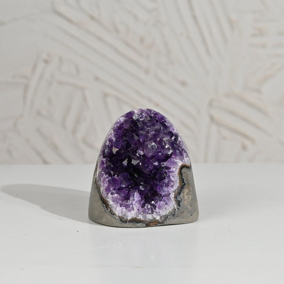 Natural Amethyst Geode 678g - Raw Crystal for Healing