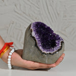 Load image into Gallery viewer, Natural Amethyst Geode 1384g - Raw Crystal for Healing