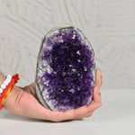 Load image into Gallery viewer, Natural Amethyst Geode 933g - Raw Crystal for Healing