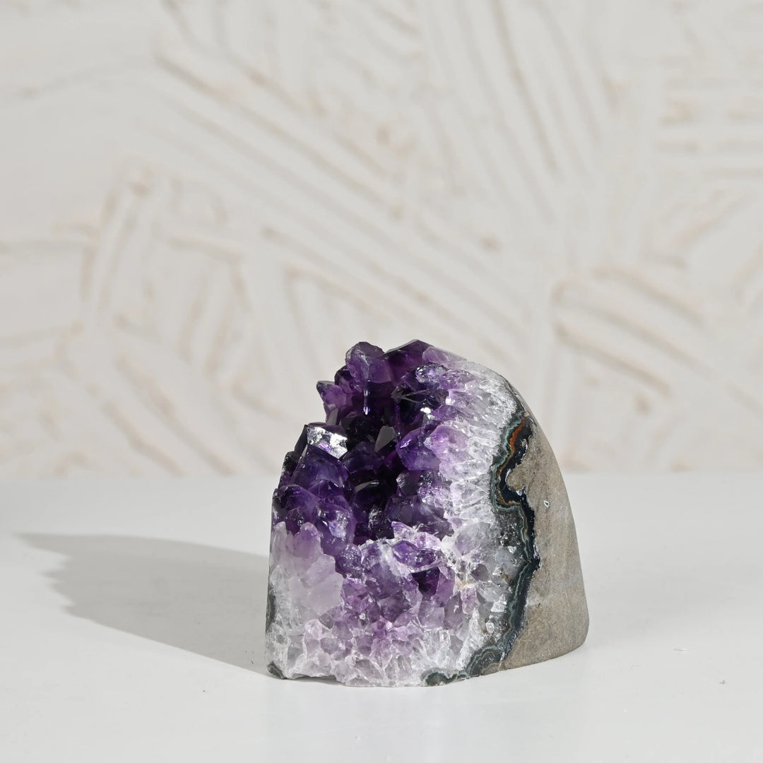 Natural Amethyst Geode 773g - Raw Crystal for Healing