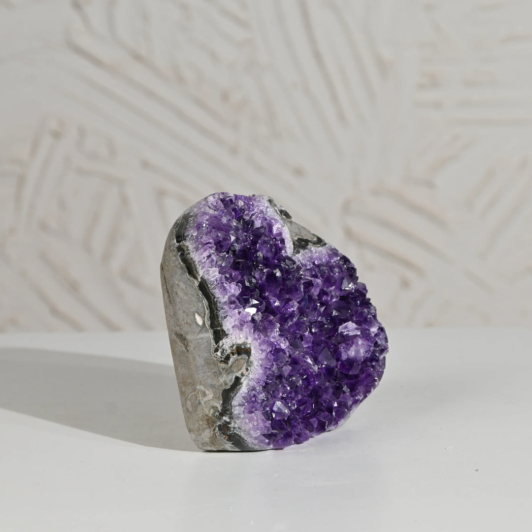 Natural Amethyst Geode 902g - Raw Crystal for Healing