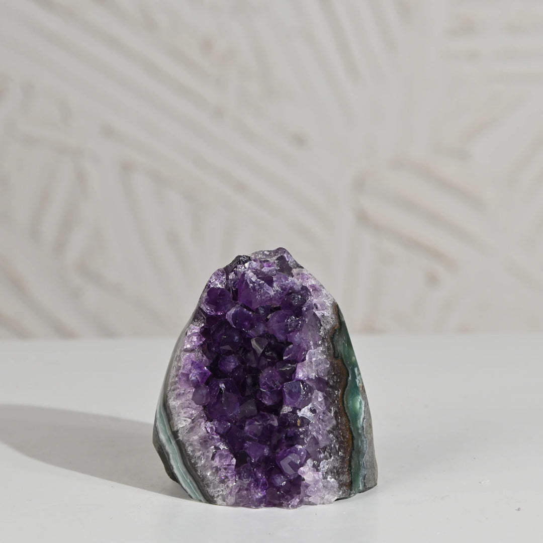 Natural Amethyst Geode 408g - Raw Crystal for Healing