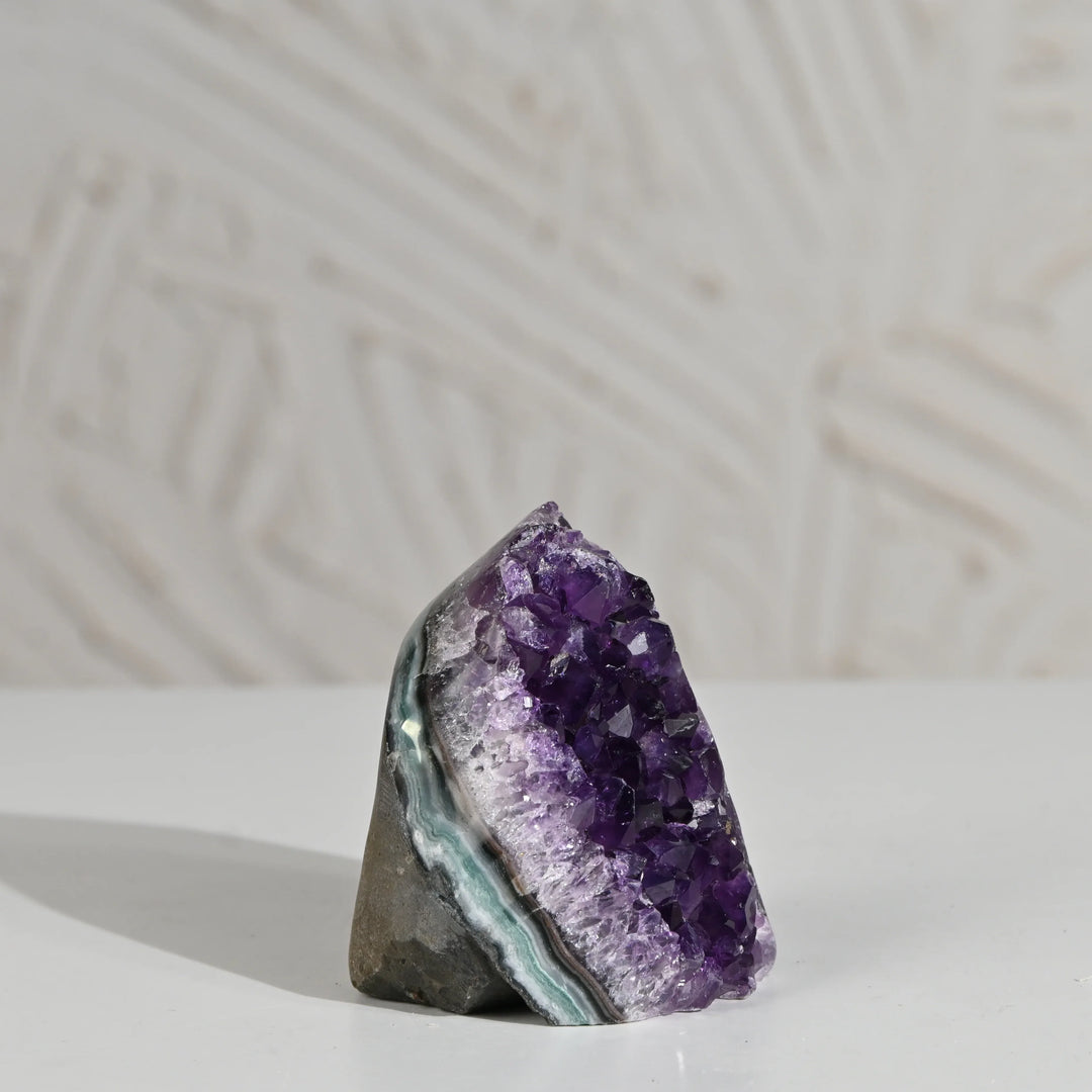 Natural Amethyst Geode 408g - Raw Crystal for Healing