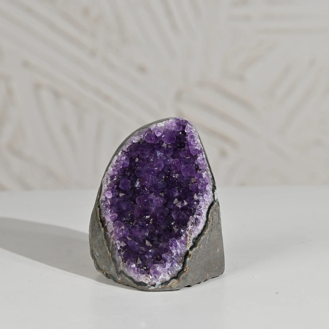 Natural Amethyst Geode 395g - Raw Crystal for Healing