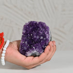 Load image into Gallery viewer, Natural Amethyst Geode 510g - Raw Crystal for Healing