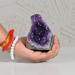Load image into Gallery viewer, Natural Amethyst Geode 509 g - Raw Crystal for Healing