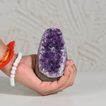 Load image into Gallery viewer, Natural Amethyst Geode 456g - Raw Crystal for Healing