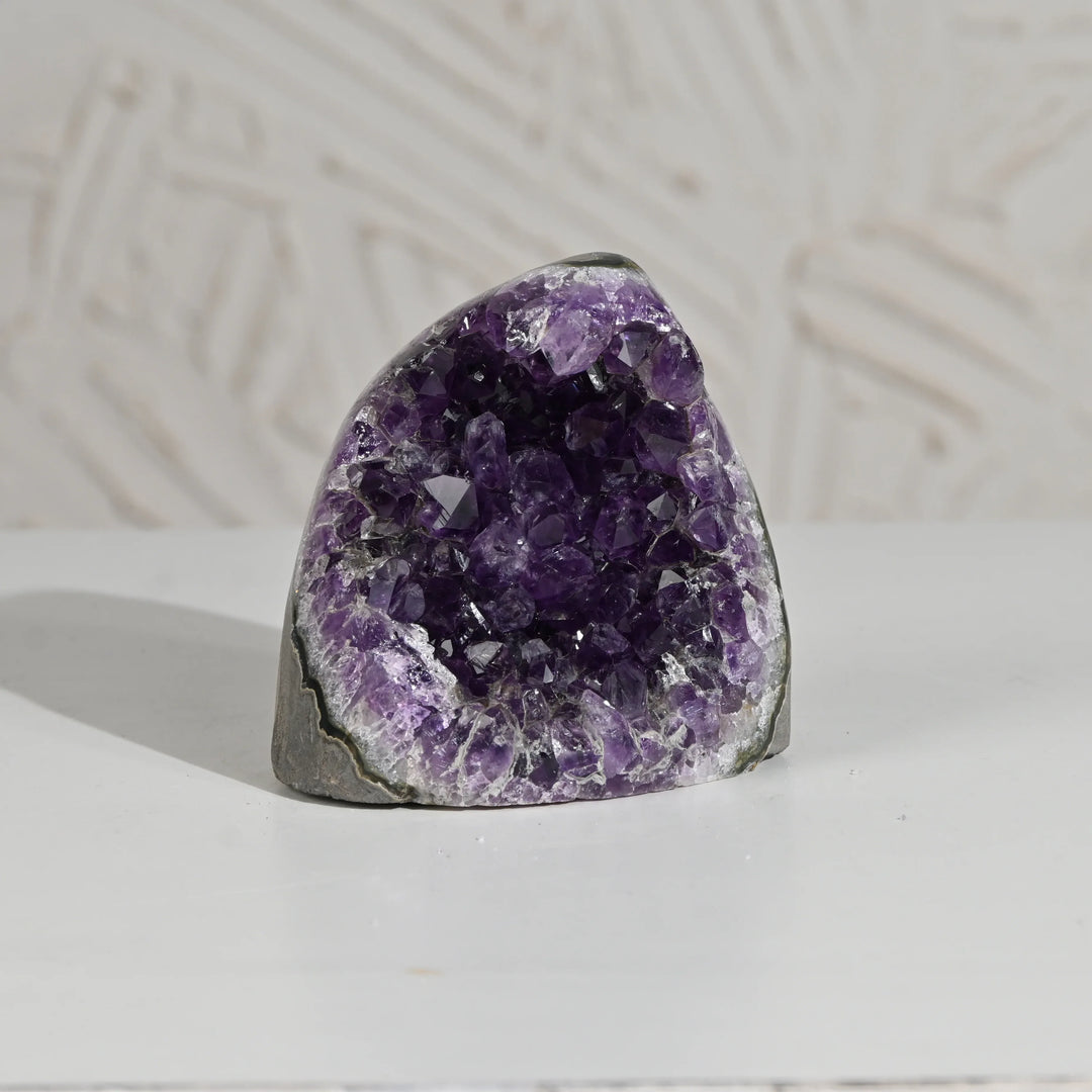 Natural Amethyst Geode 729g - Raw Crystal for Healing