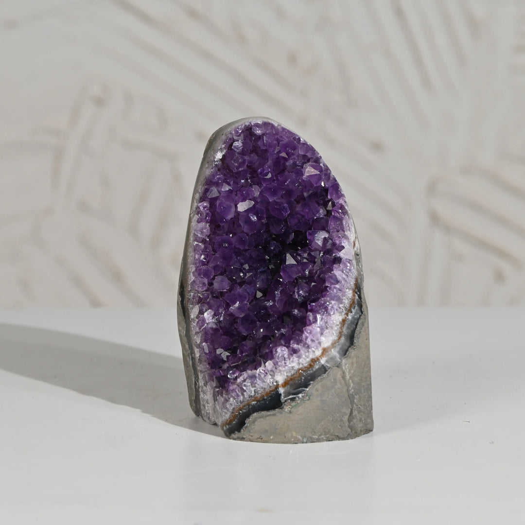 Natural Amethyst Geode 747g - Raw Crystal for Healing