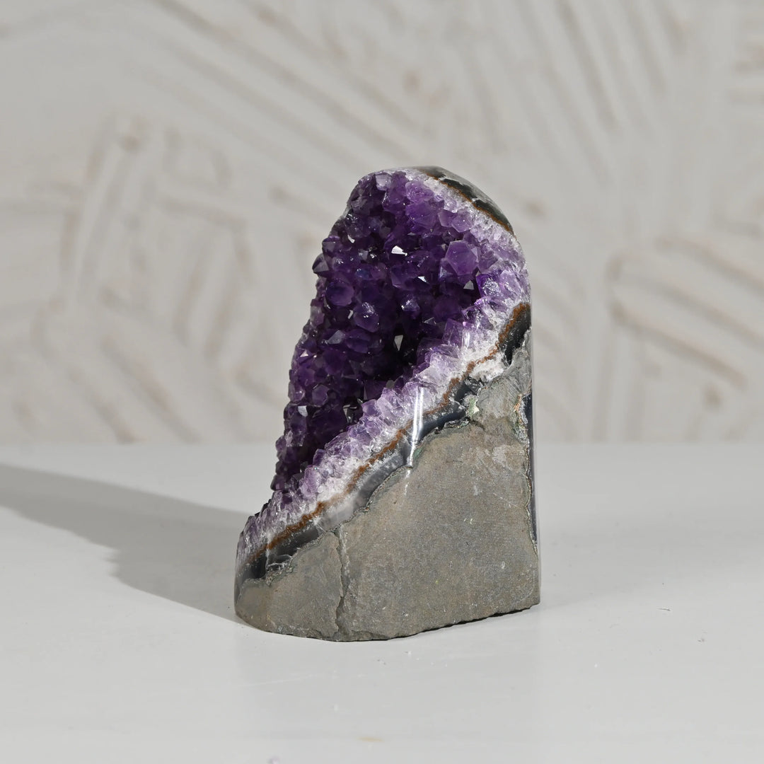 Natural Amethyst Geode 747g - Raw Crystal for Healing