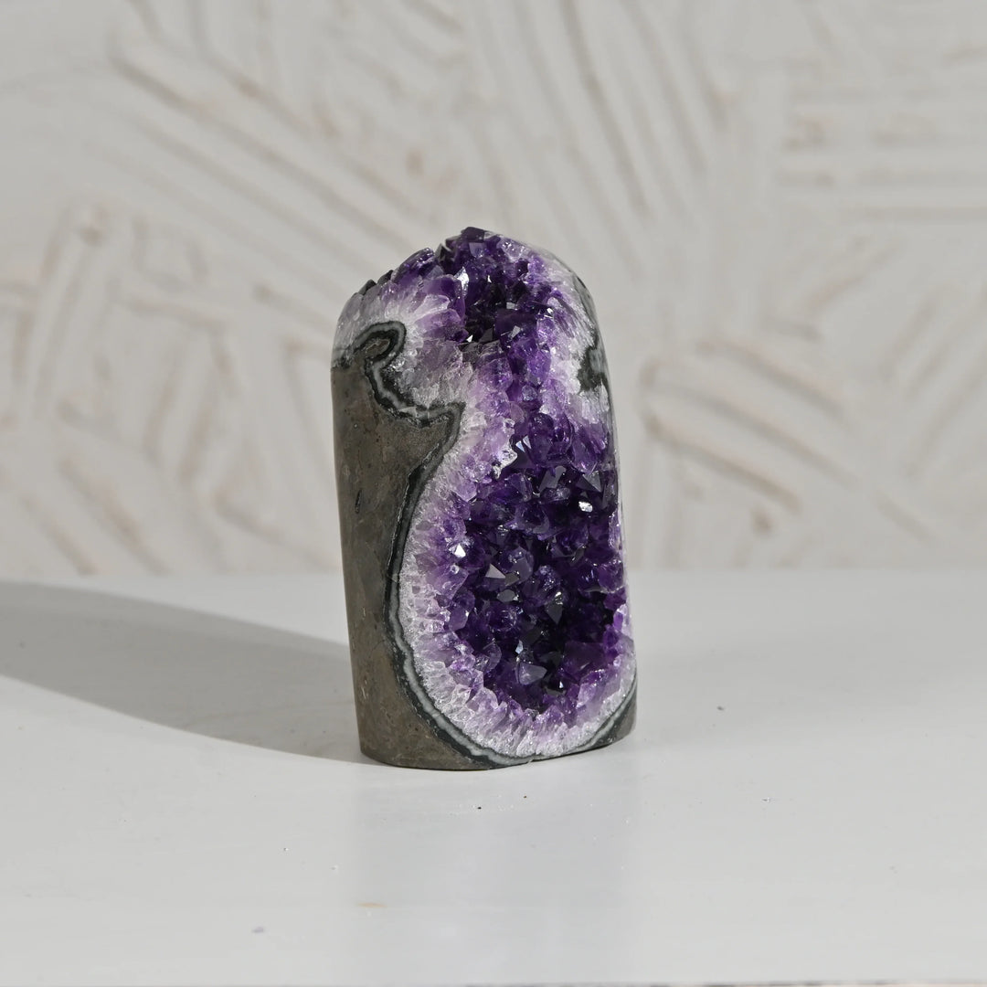 Natural Amethyst Geode 1227g - Raw Crystal for Healing
