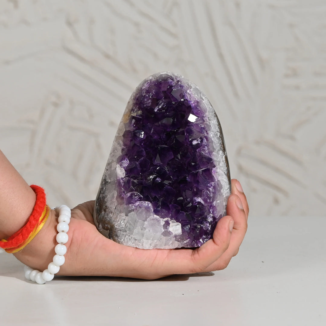 Natural Amethyst Geode 1103g - Raw Crystal for Healing