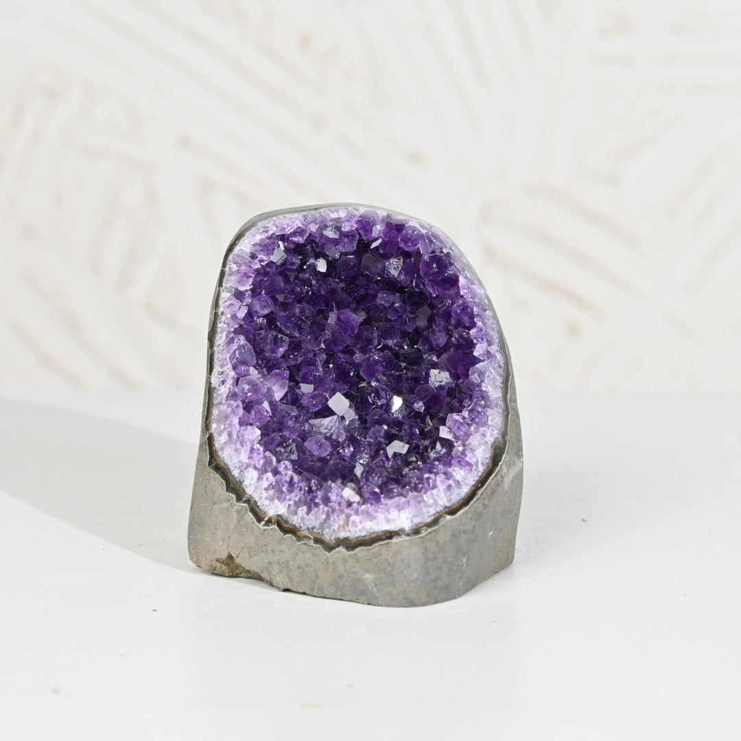 Natural Amethyst Geode 920g - Raw Crystal for Healing