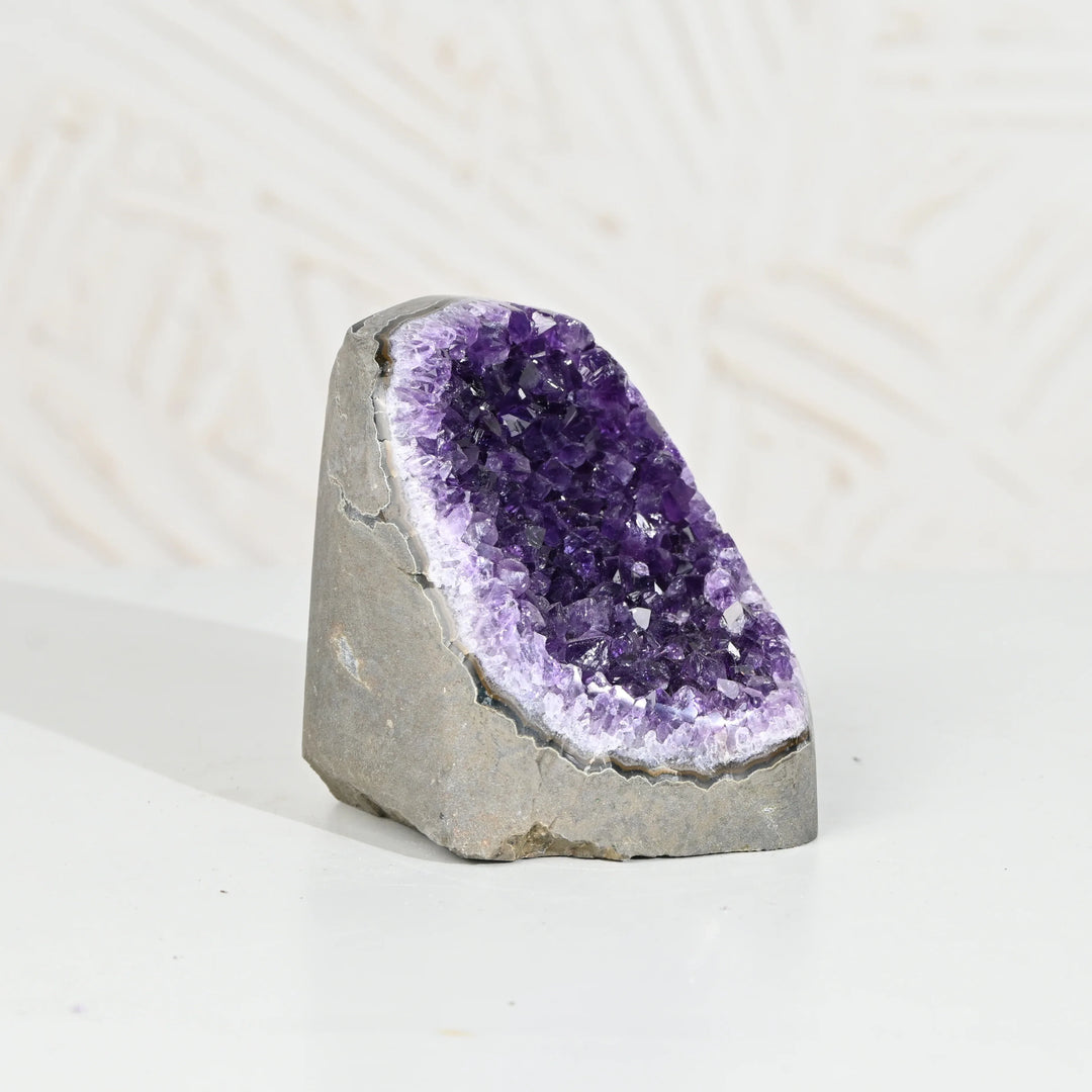 Natural Amethyst Geode 920g - Raw Crystal for Healing