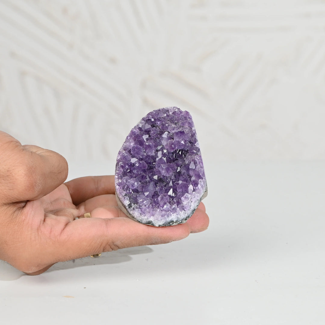 Natural Amethyst Geode 208g - Raw Crystal for Healing