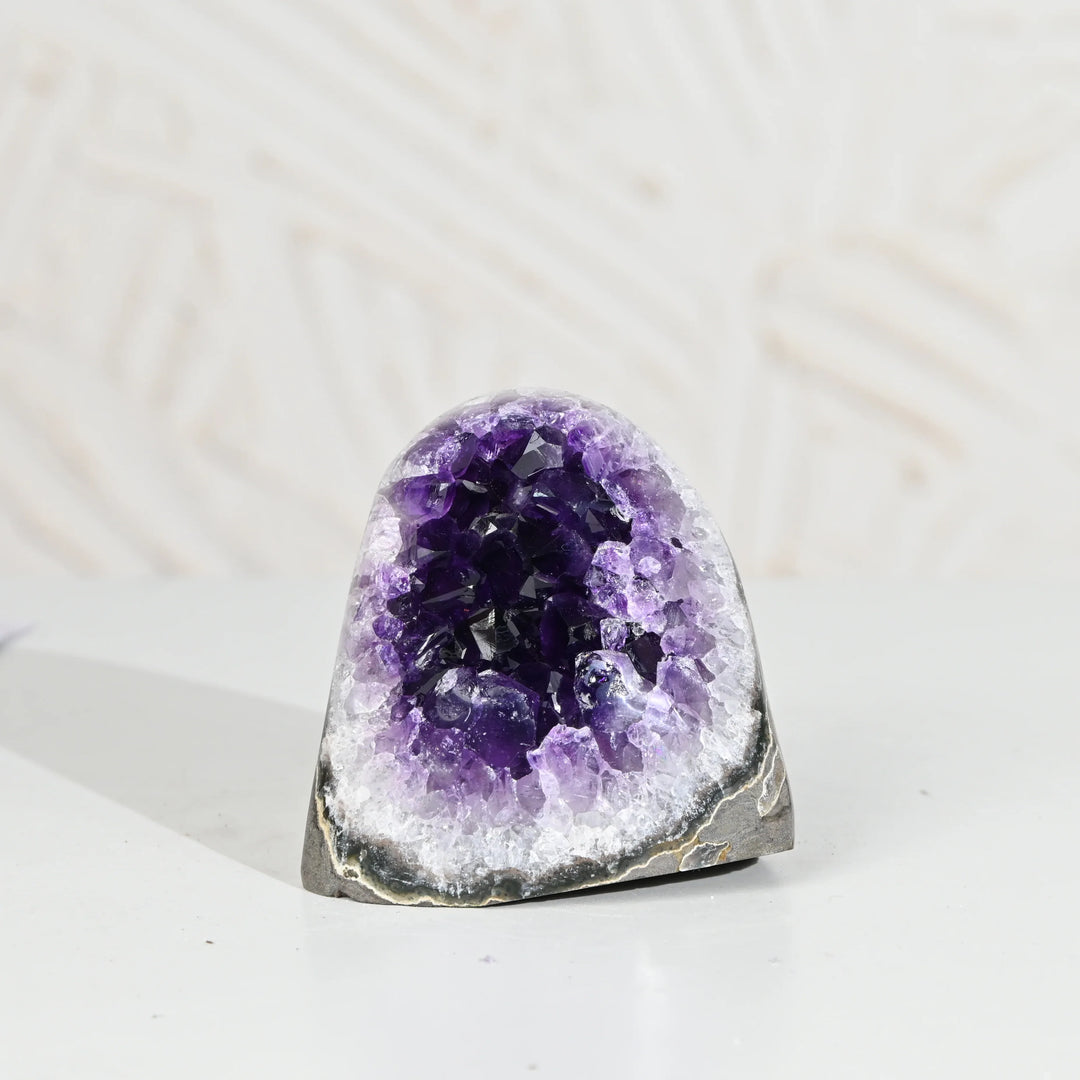 Natural Amethyst Geode 497g - Raw Crystal for Healing