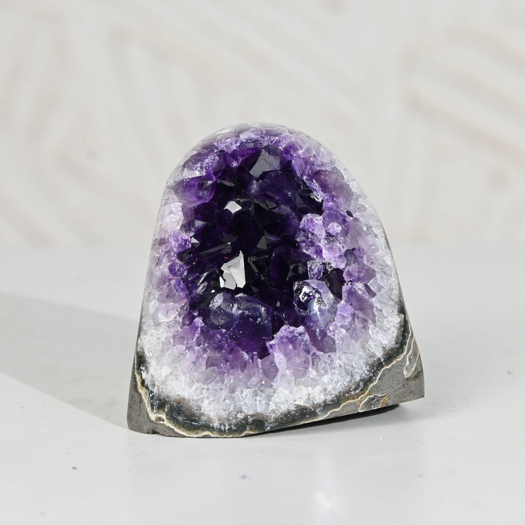 Natural Amethyst Geode 497g - Raw Crystal for Healing