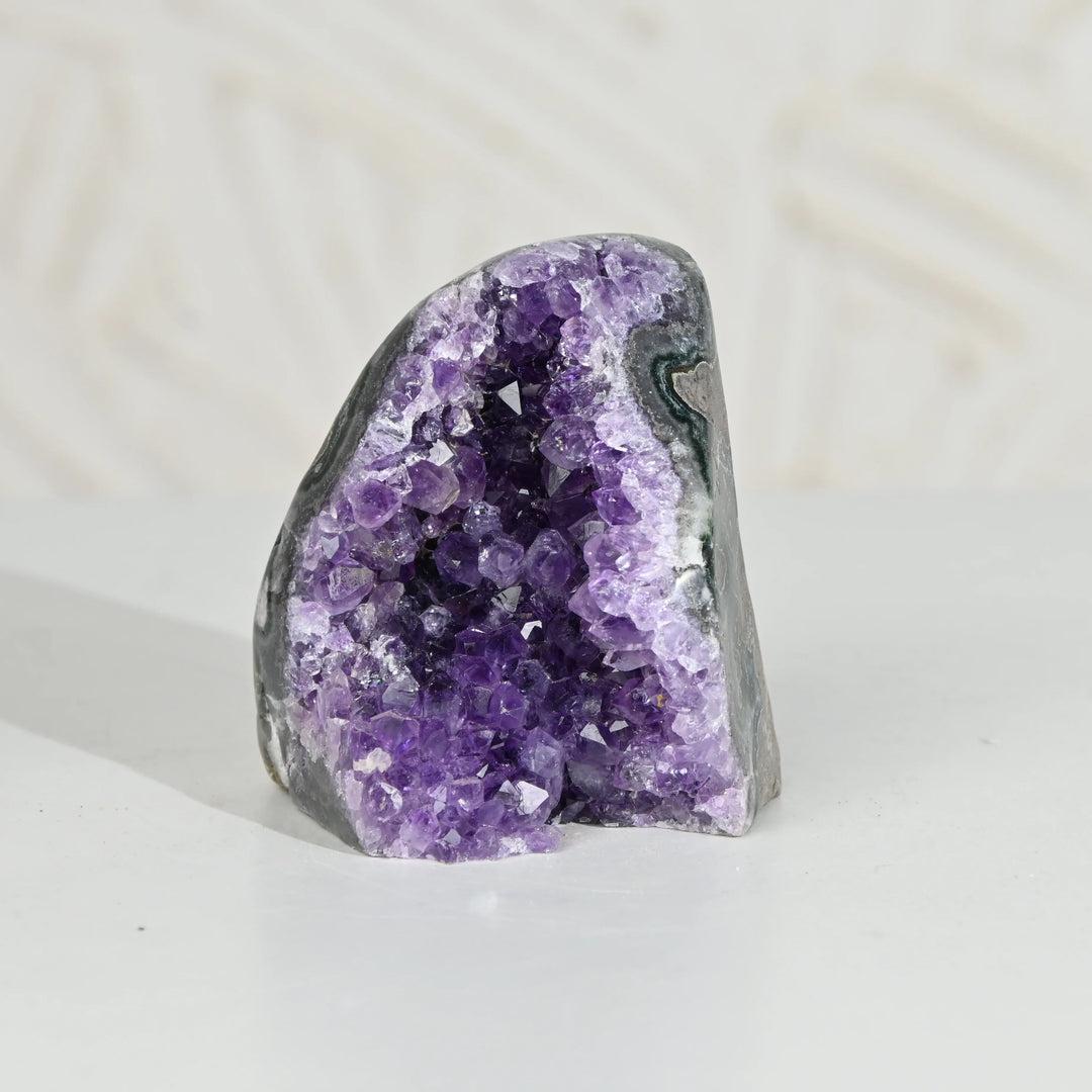 Natural Amethyst Geode 416g - Raw Crystal for Healing