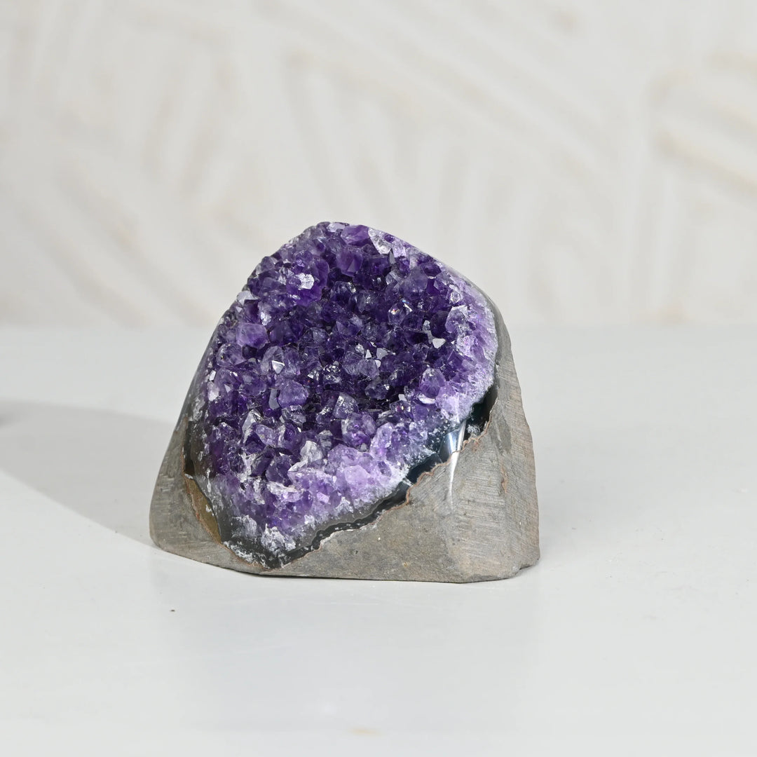 Natural Amethyst Geode 475g - Raw Crystal for Healing