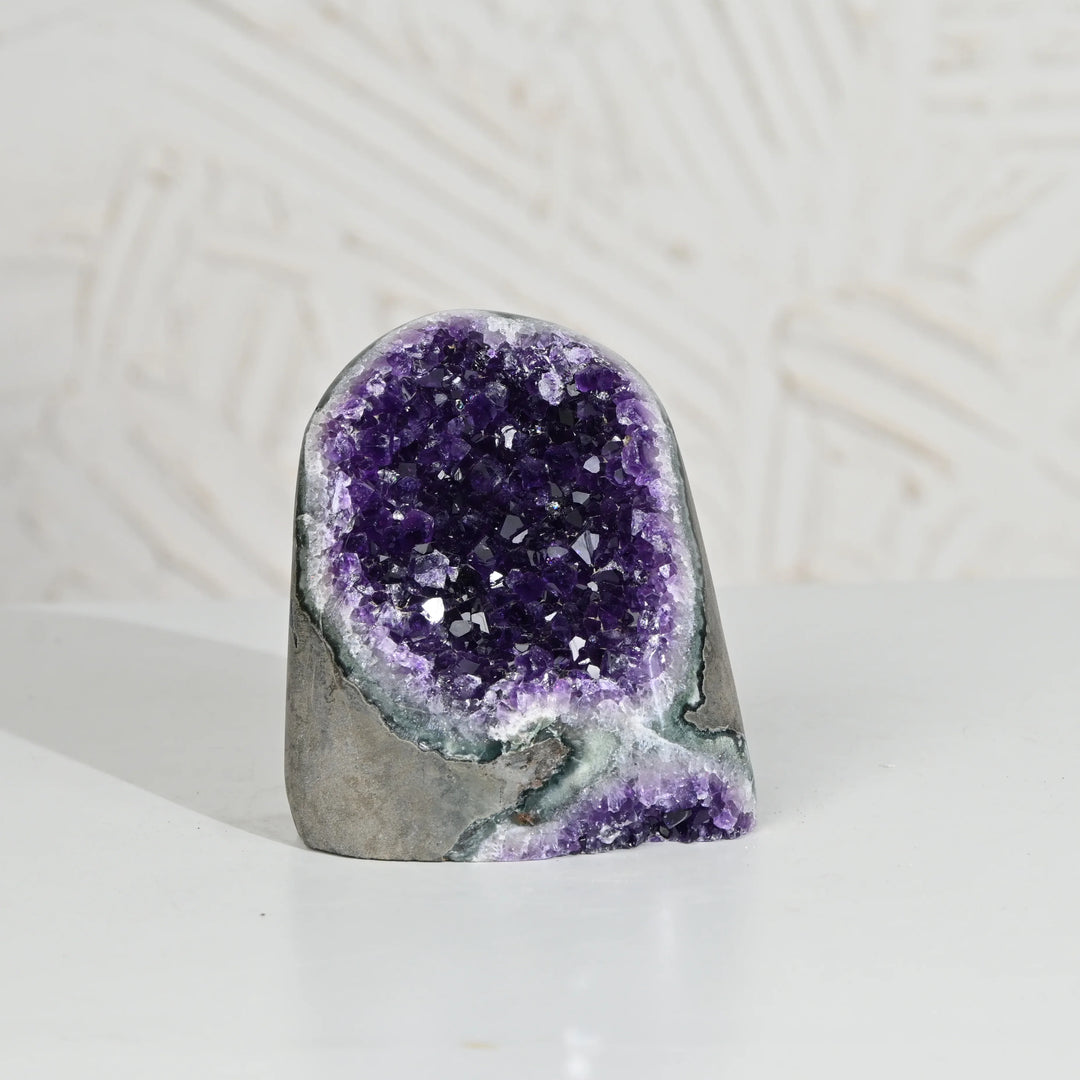 Natural Amethyst Geode 932g - Raw Crystal for Healing