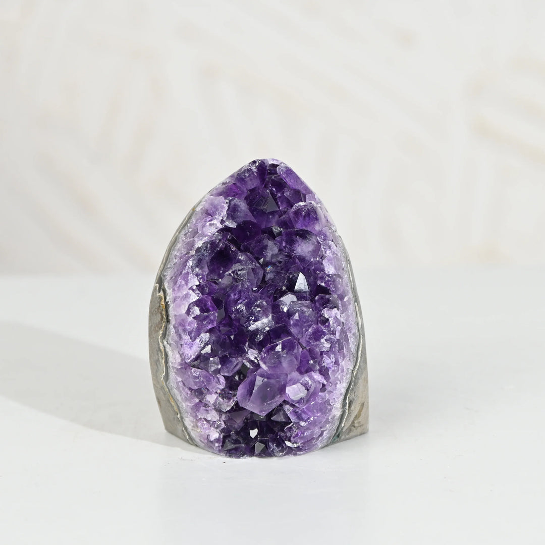 Natural Amethyst Geode 413g - Raw Crystal for Healing