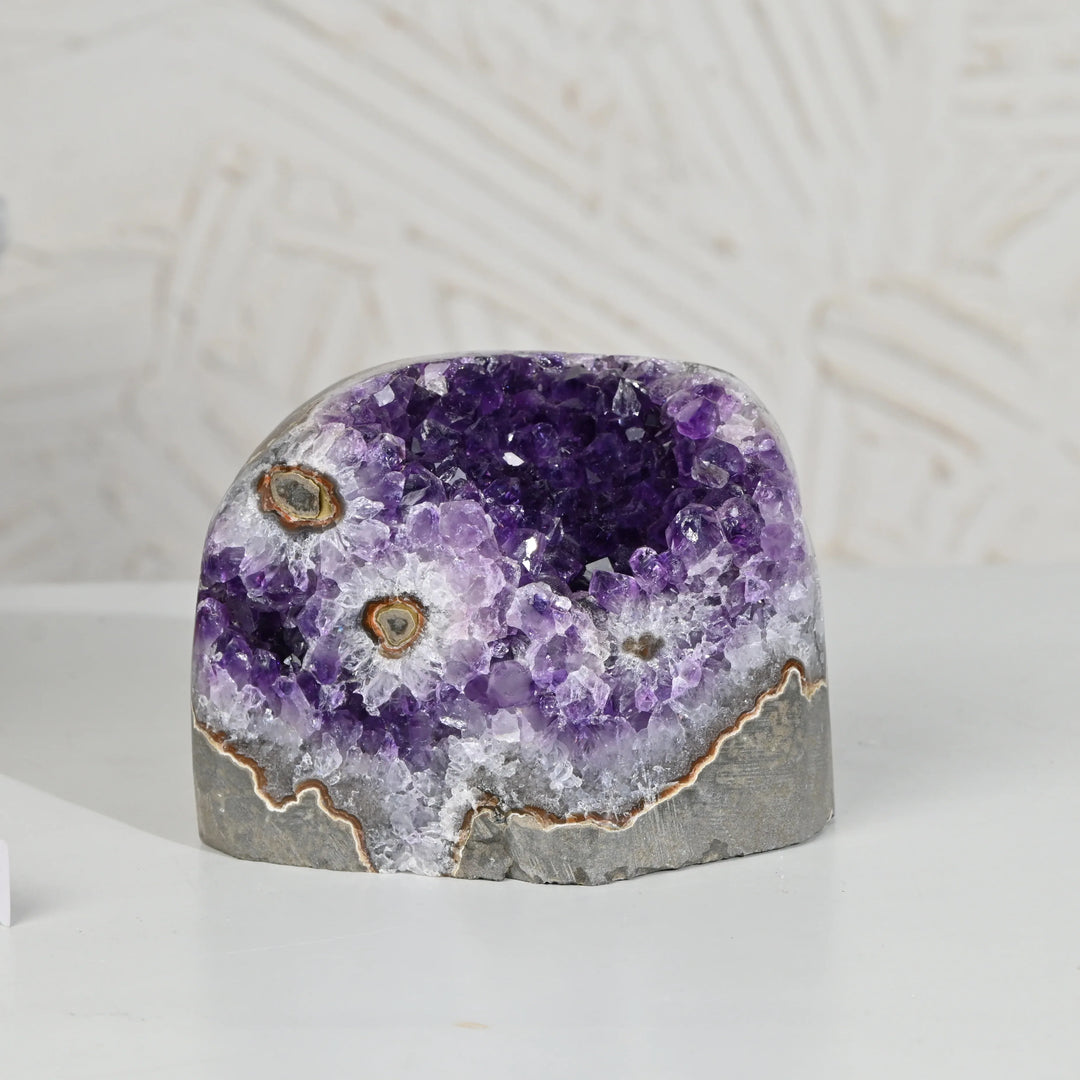 Natural Amethyst Geode 1310g - Raw Crystal for Healing