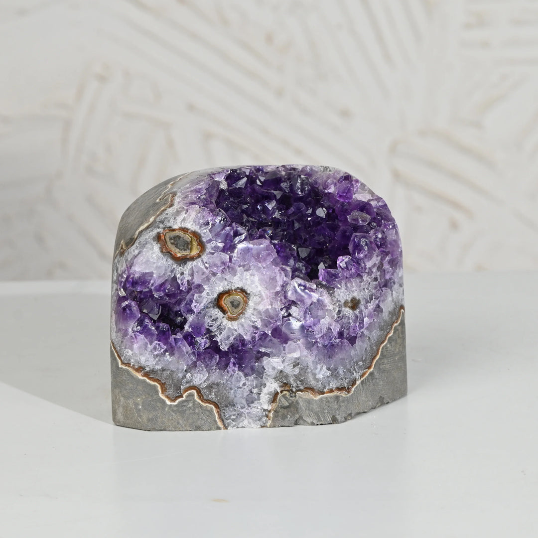 Natural Amethyst Geode 1310g - Raw Crystal for Healing