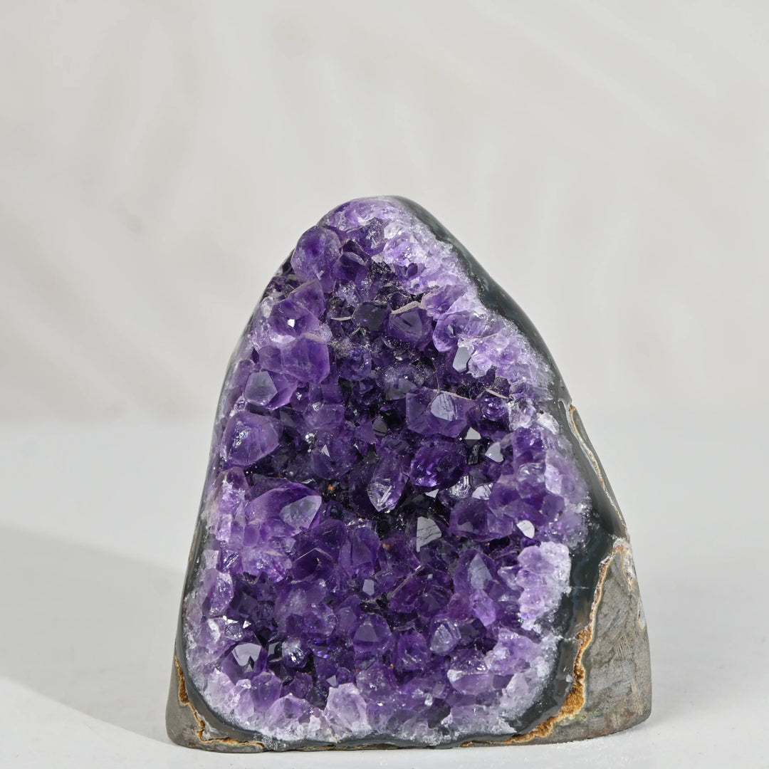 Natural Amethyst Geode 388g - Raw Crystal for Healing