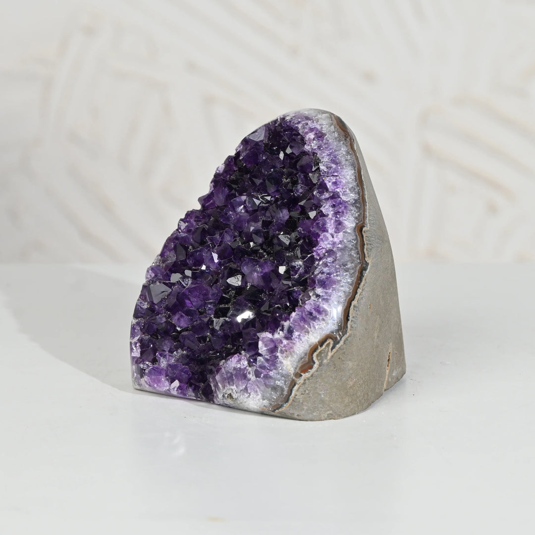Natural Amethyst Geode 959g - Raw Crystal for Healing