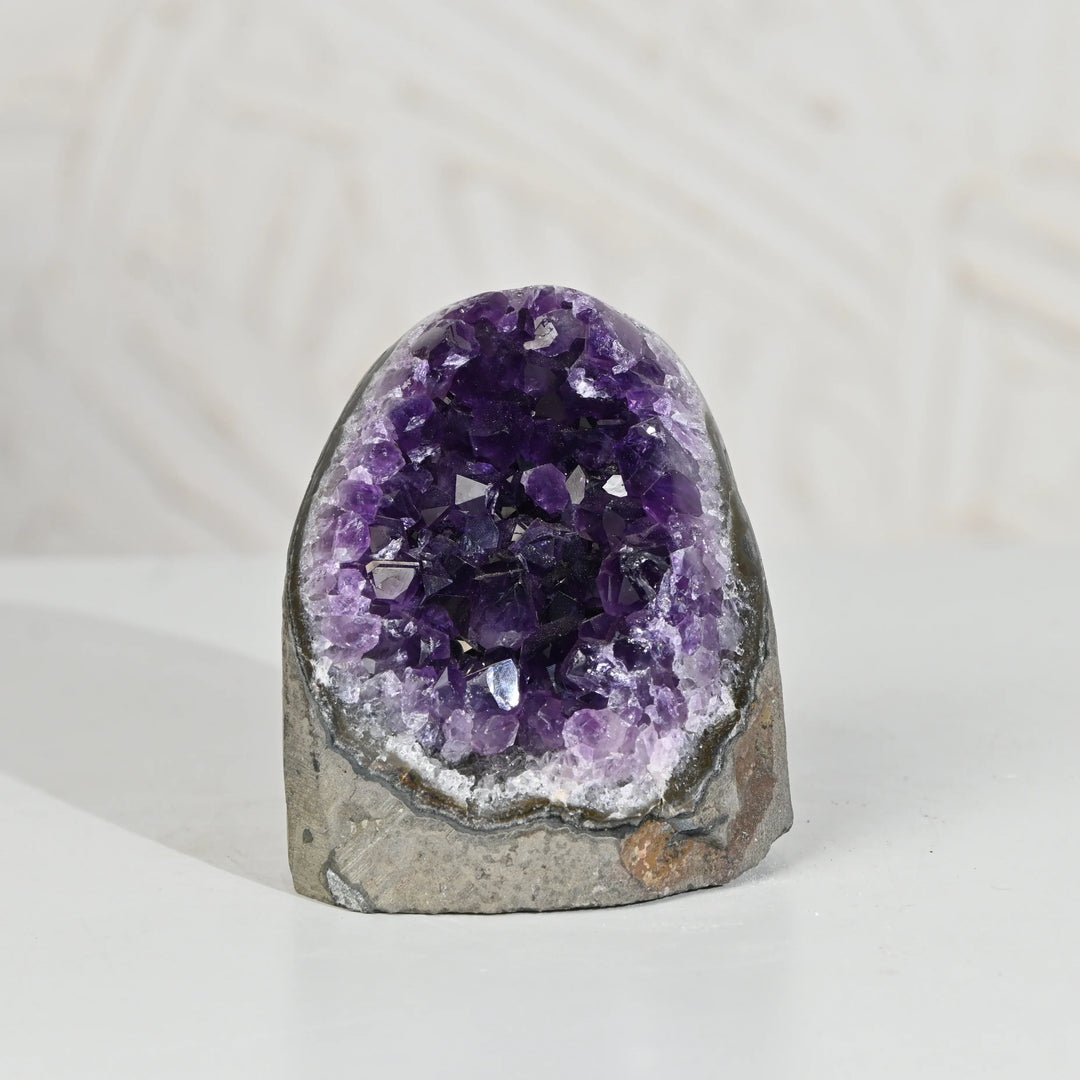 Natural Amethyst Geode 586g - Raw Crystal for Healing