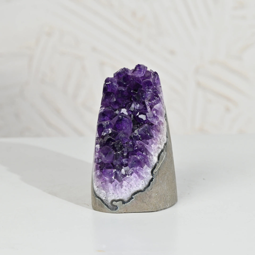 Natural Amethyst Geode 802g - Raw Crystal for Healing