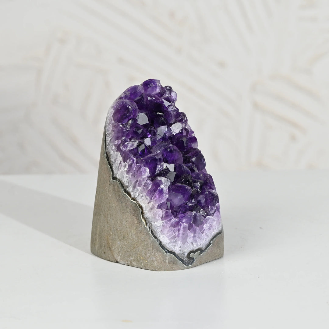Natural Amethyst Geode 802g - Raw Crystal for Healing