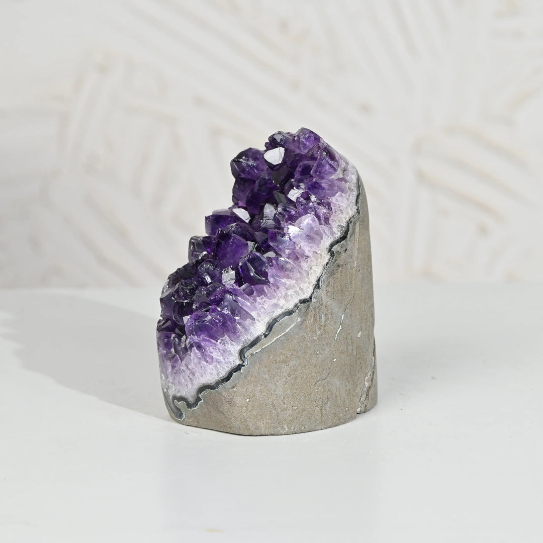Natural Amethyst Geode 802g - Raw Crystal for Healing