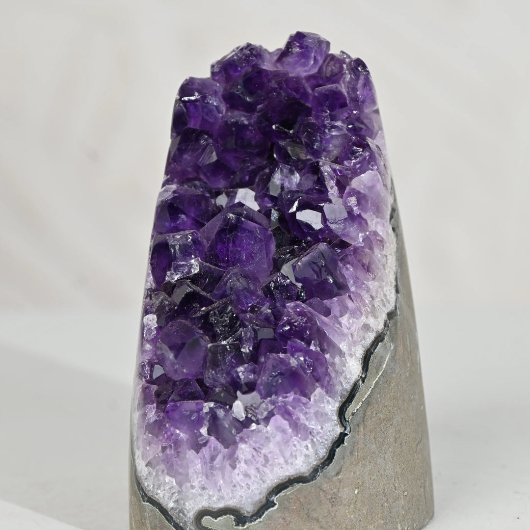 Natural Amethyst Geode 802g - Raw Crystal for Healing
