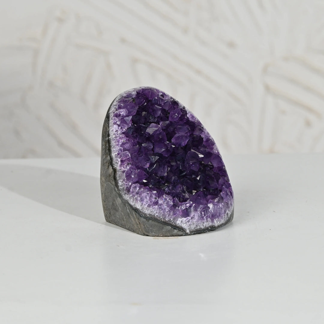 Natural Amethyst Geode 496g - Raw Crystal for Healing