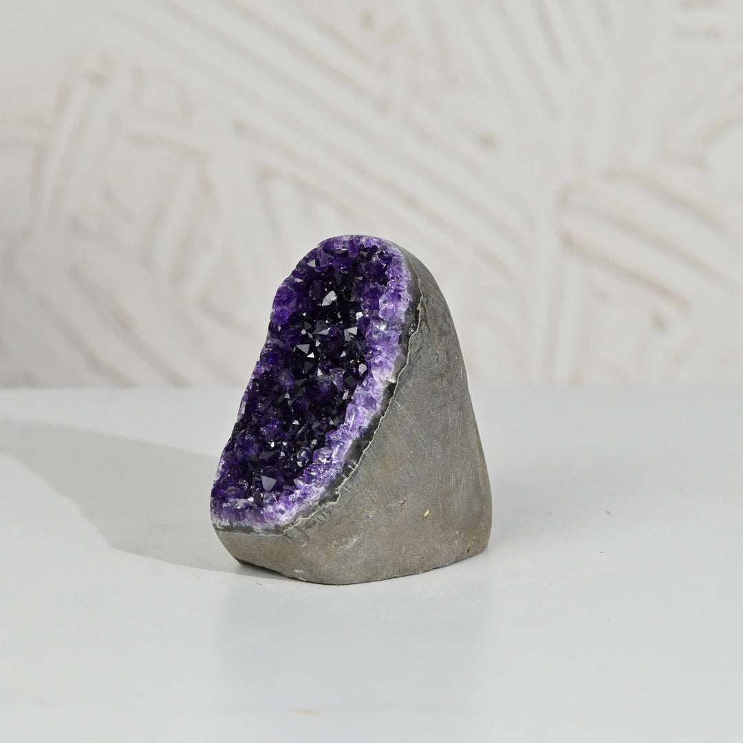 Natural Amethyst Geode 530g - Raw Crystal for Healing