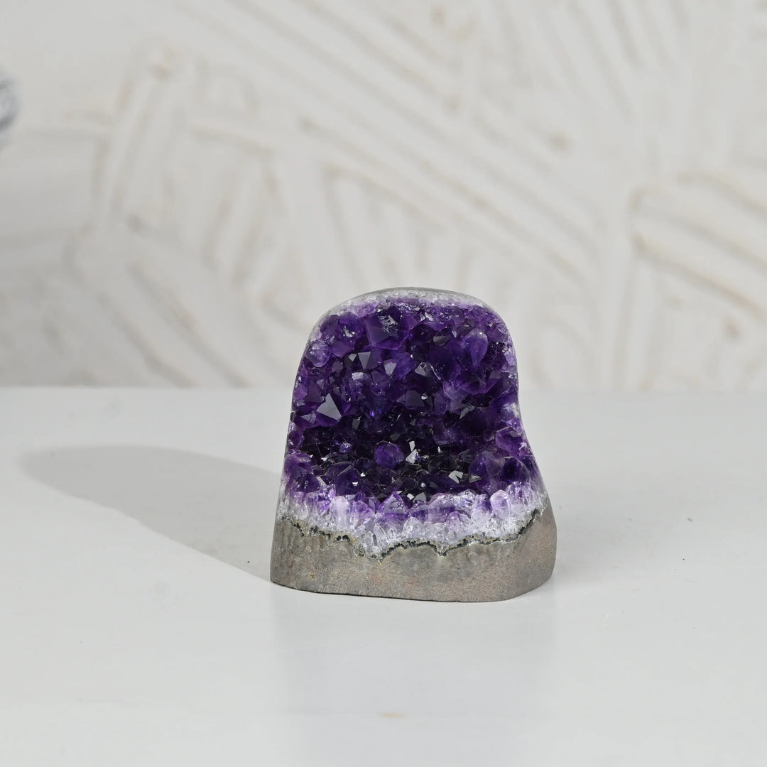 Natural Amethyst Geode 412g - Raw Crystal for Healing