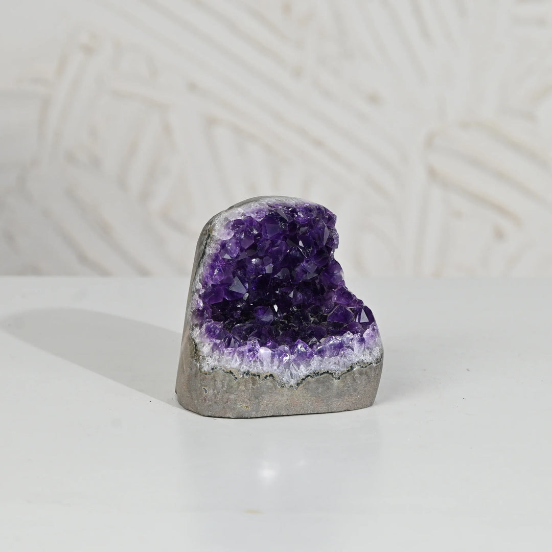 Natural Amethyst Geode 412g - Raw Crystal for Healing
