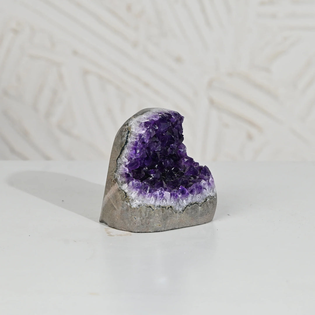 Natural Amethyst Geode 412g - Raw Crystal for Healing