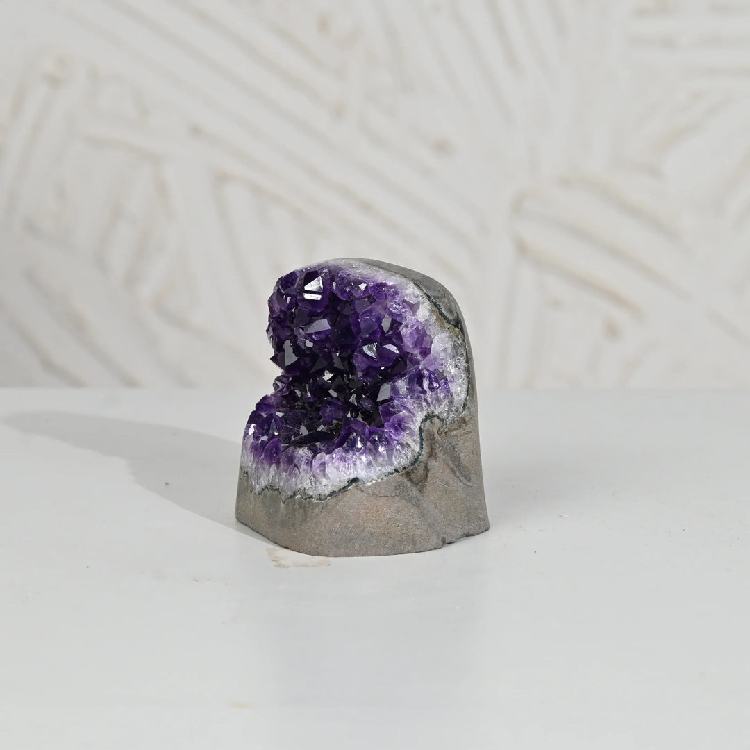 Natural Amethyst Geode 412g - Raw Crystal for Healing