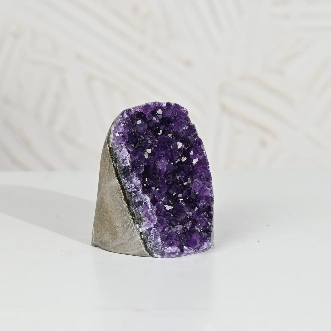Natural Amethyst Geode 551g - Raw Crystal for Healing