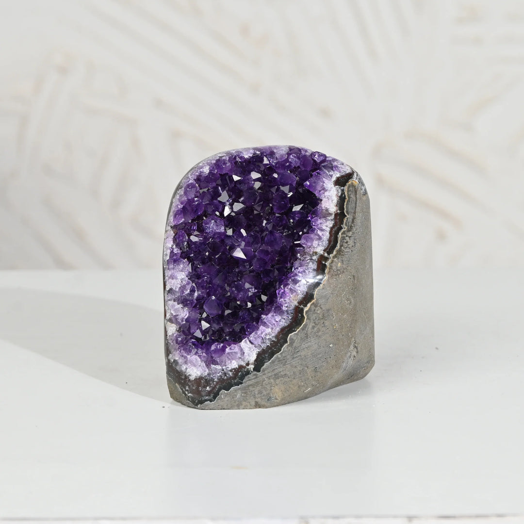 Natural Amethyst Geode 860g - Raw Crystal for Healing