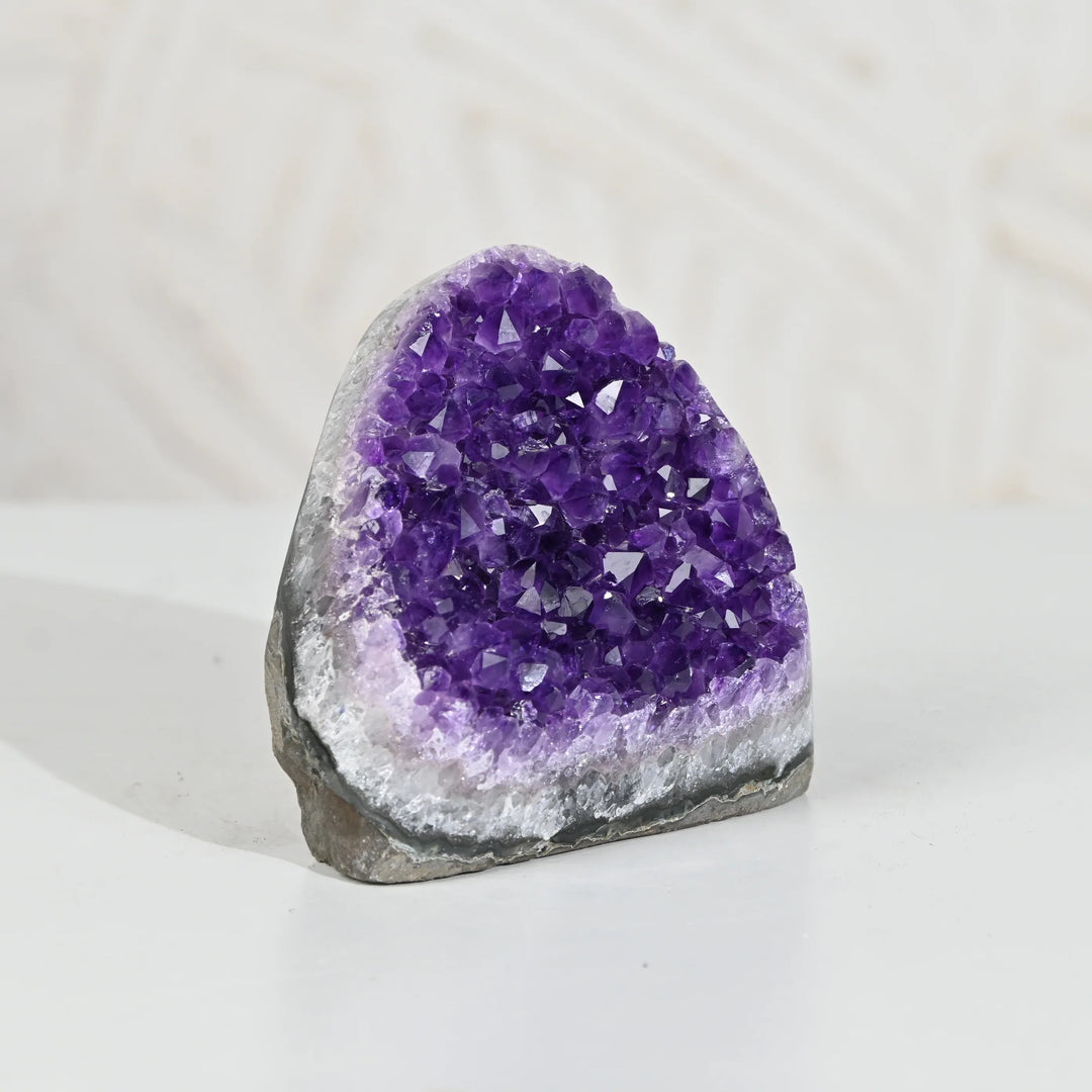 Natural Amethyst Geode 549g - Raw Crystal for Healing
