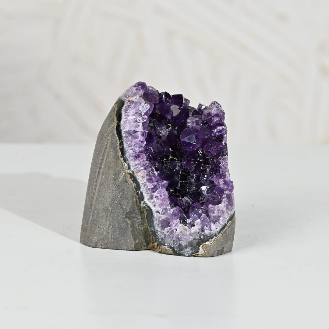 Natural Amethyst Geode 599g - Raw Crystal for Healing