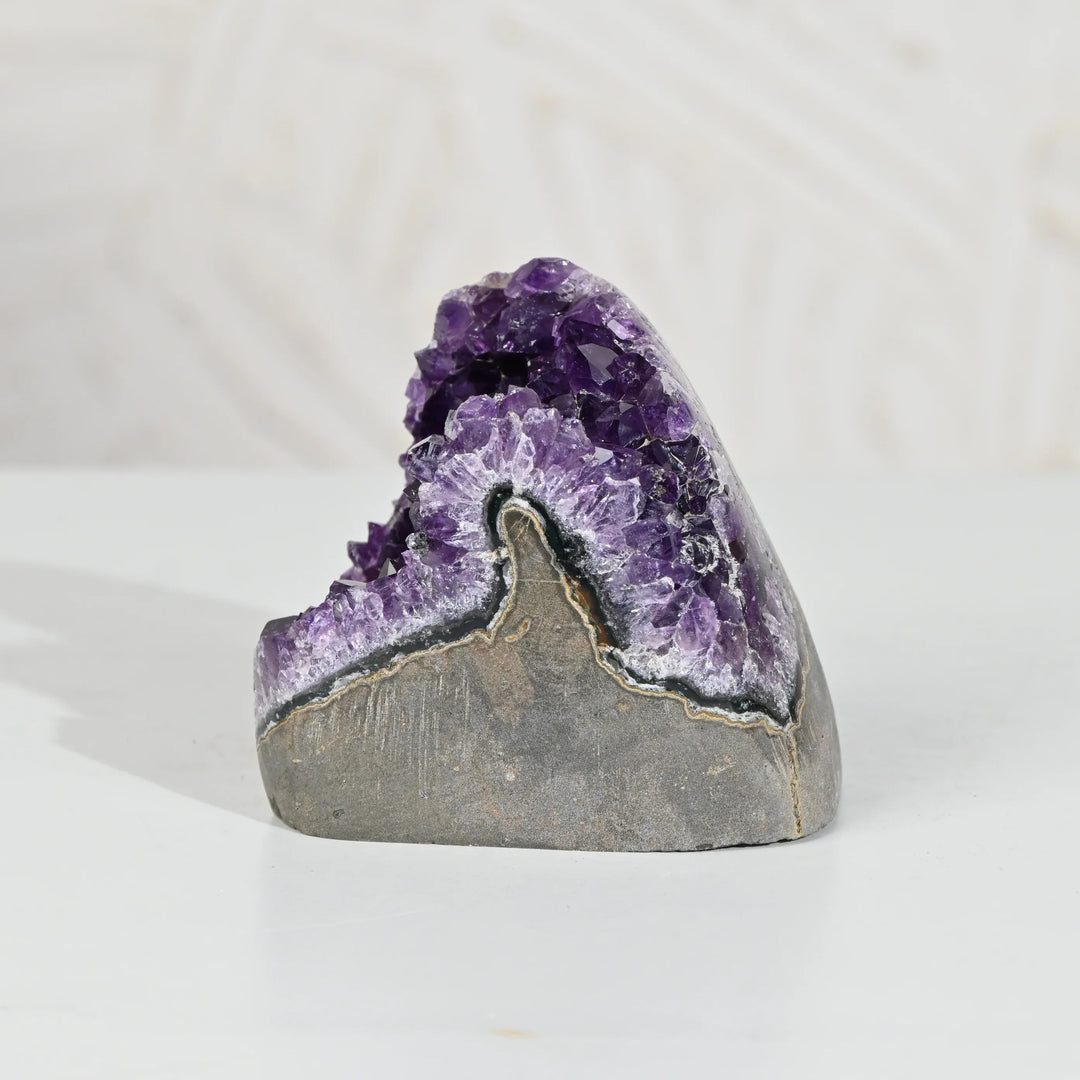 Natural Amethyst Geode 599g - Raw Crystal for Healing