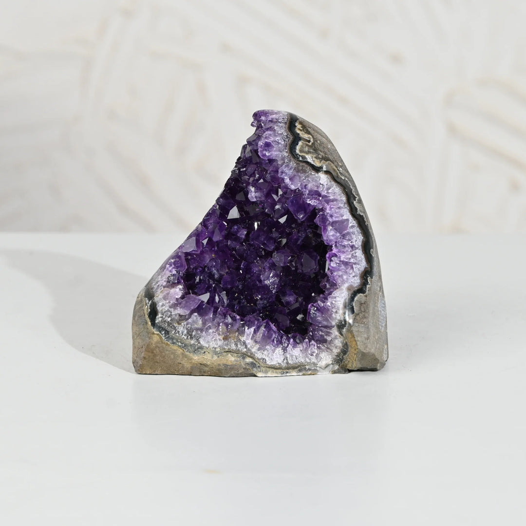 Natural Amethyst Geode 546g - Raw Crystal for Healing